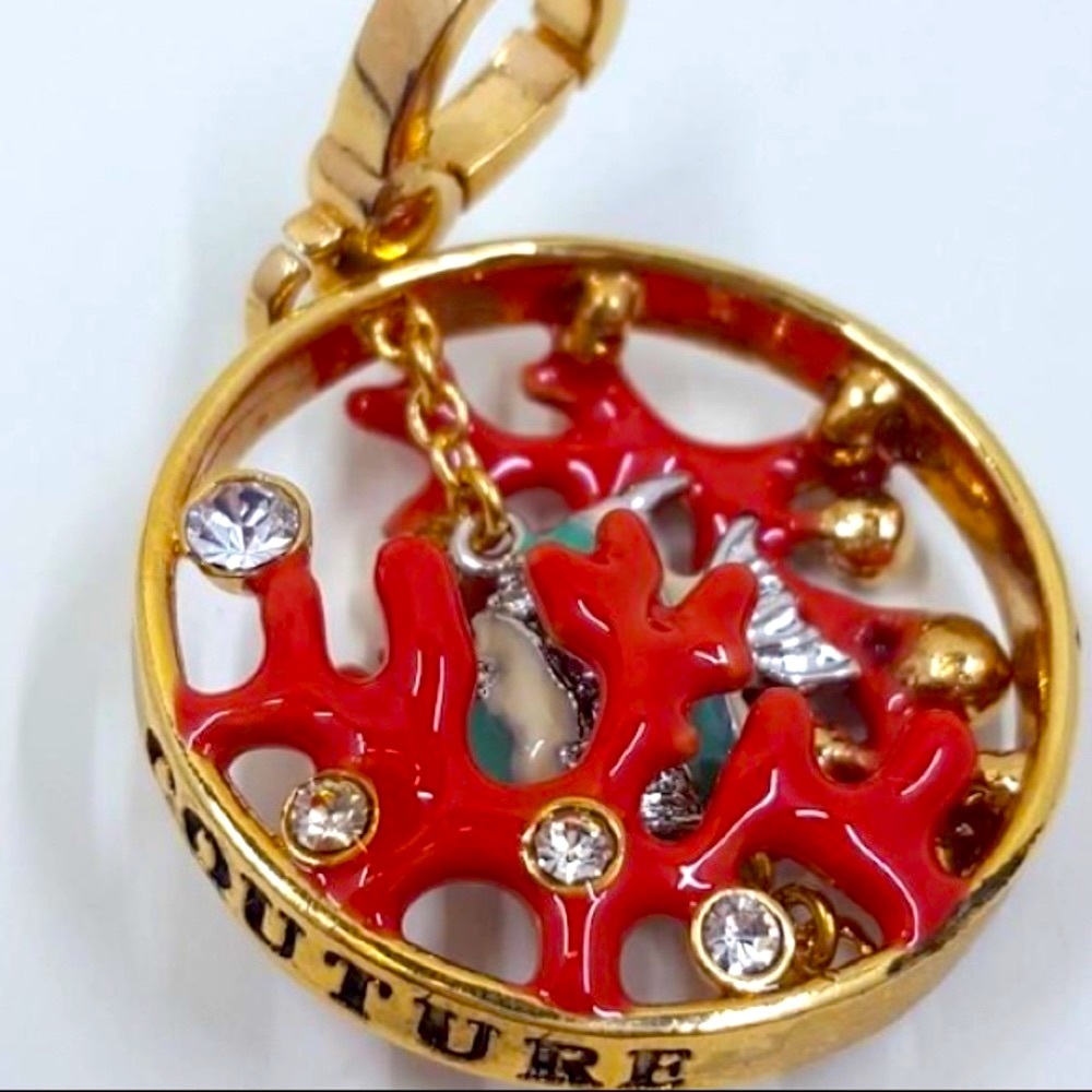 Y2K Juicy Couture ANGEL FISH IN CORAL CHARM NEW IN BOX YJRU0216 RARE